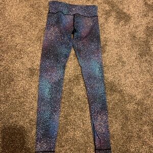 Lululemon Blue and Purple Cosmic Leggings